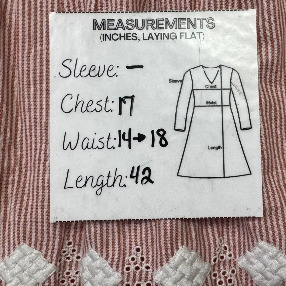 Tularosa Midi Dress Medium Lana Rust Stripe Boho Off Shoulder Peasant Ren Faire